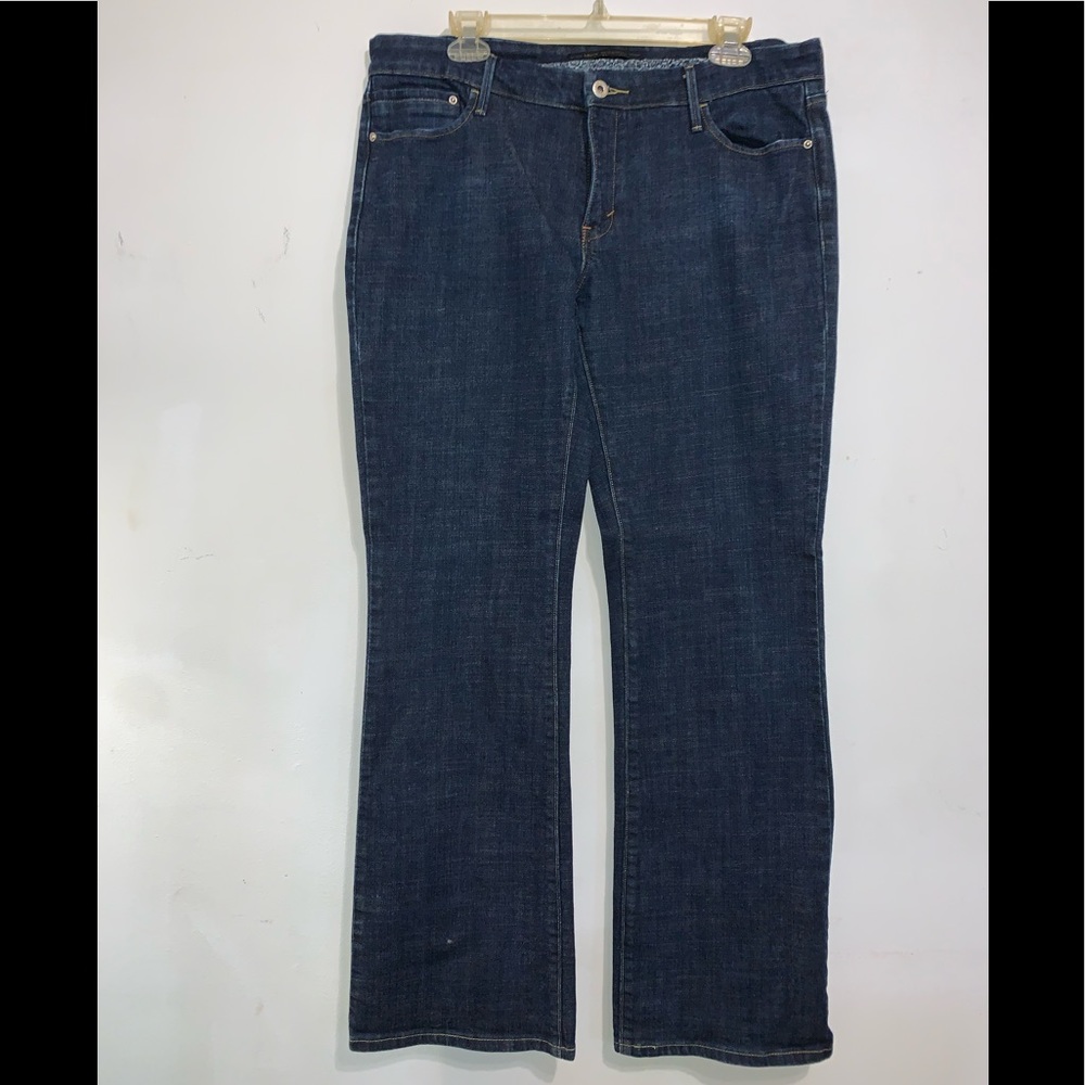 Levi's 547 Platinum Flare Dark Wash Jeans Size 14 Medium